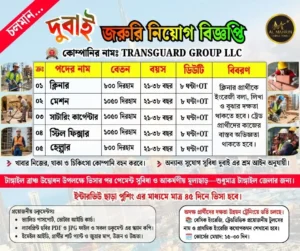 Dubai Transguard Visa Curcular